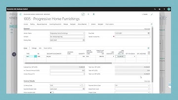 Create A Purchase Invoice in Dynamics 365 Business Central