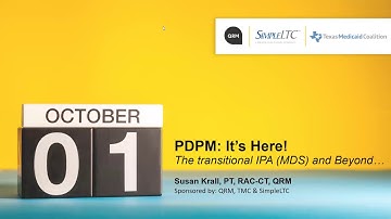 Webinar PDPM It