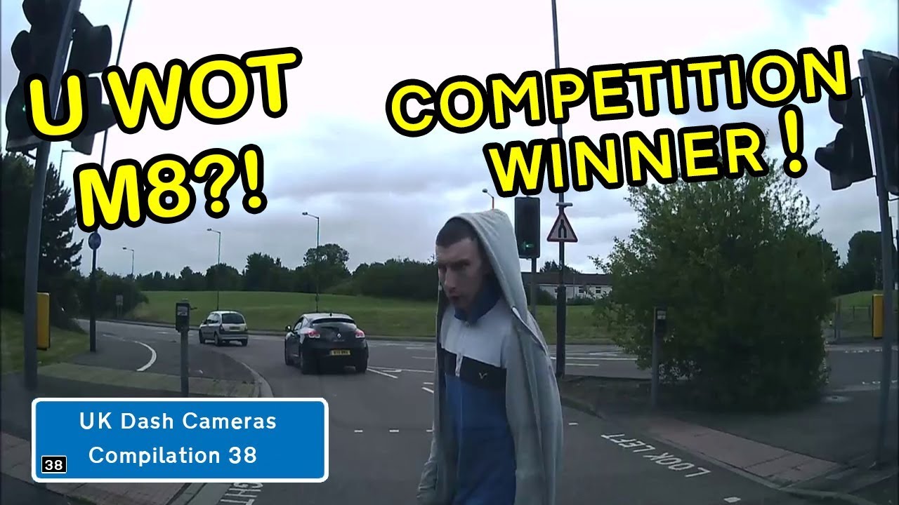 UK Dash Cameras - Compilation 38 - Bad Drivers, Crashes + Close Calls