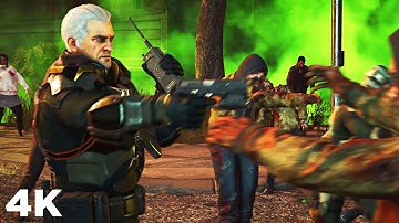 Zombie Apocalypse Scene - Saints Row The Third Remastered | 4K Ultra Settings