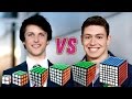 Rubik's Cube World Record Race Kevin VS Feliks VS WCA Records VS Best Of Feliks And Kevin