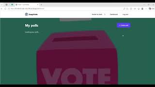 SnapVote — Live Polling App | React, Go, MongoDB, Redis, WebSocket (GUVI Internship Project)