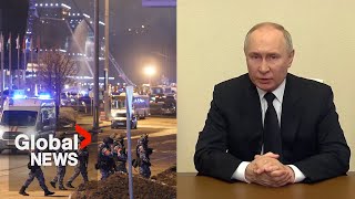 Moscow attack: Putin vows to punish those behind deadly concert hall shooting