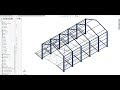 Industrial shed design 1020 m span using solidwork  as per is875part3