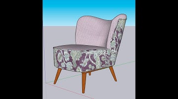 Sketchup Furniture Modeling -Add a welt to a chair