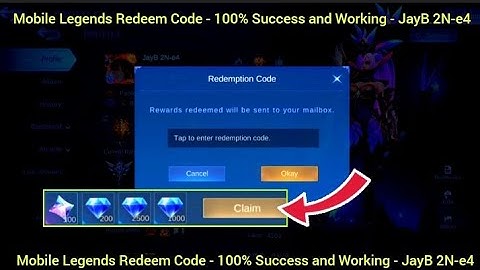 ML Redeem Code April 05 2023 - mobile Legends New Working Redeem Code, All star promo diamonds
