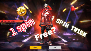 COBRA BUNDLE 1 SPIN TRICK | COBRA BUNDLE RETURN | COBRA BUNDLE SPIN | FREE FIRE