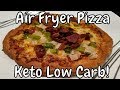 GoWISE USA Air Fryer Pizza - Keto Low Carb Fat Head Dough Extended Video