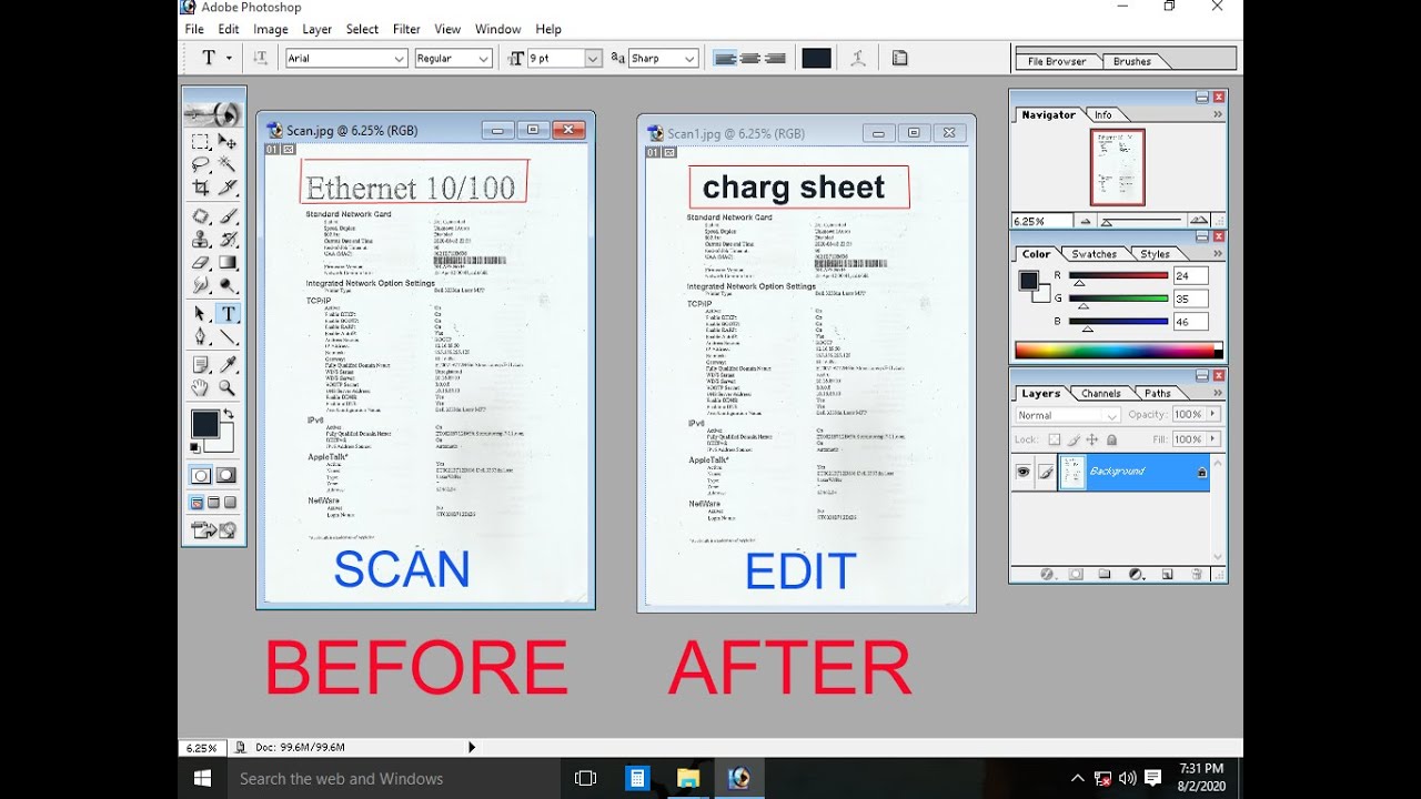 Editing Scanned Pdf In Photoshop