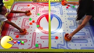 Family Challenges! Pacman Maze - Arcade Machines - Basketball - Bowling - Toys AndMe