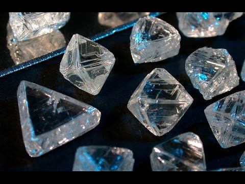 What Diamonds Look Like before they are Cut