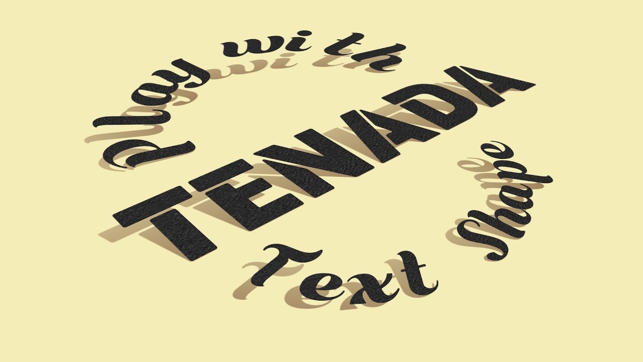 Best Typography App - Tenada 3D Text maker - YouTube