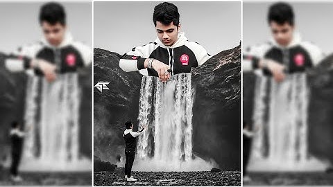 PicsArt 3D Waterfall Manipulation Editing Tutorial Video Sipak Editz