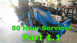 Part 1.1  MT125 Tractor 50 Hour Service   MT122