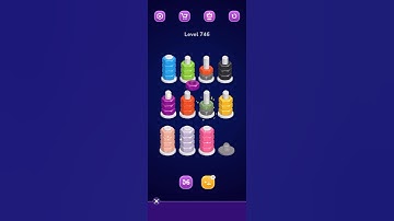 Nut Sort Level 746 Walkthrough | Nuts — Color Sort 746 solution