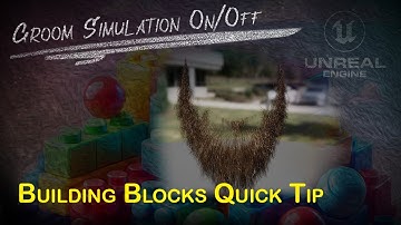 How to Activate/Deactivate Physics Simulation for Metahuman Hair Grooms