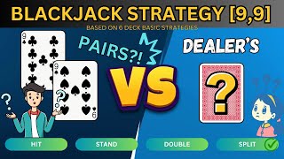 Information How to Play Blackjack using Basic Strategy - 9,9 (Pair of 9) vs All News