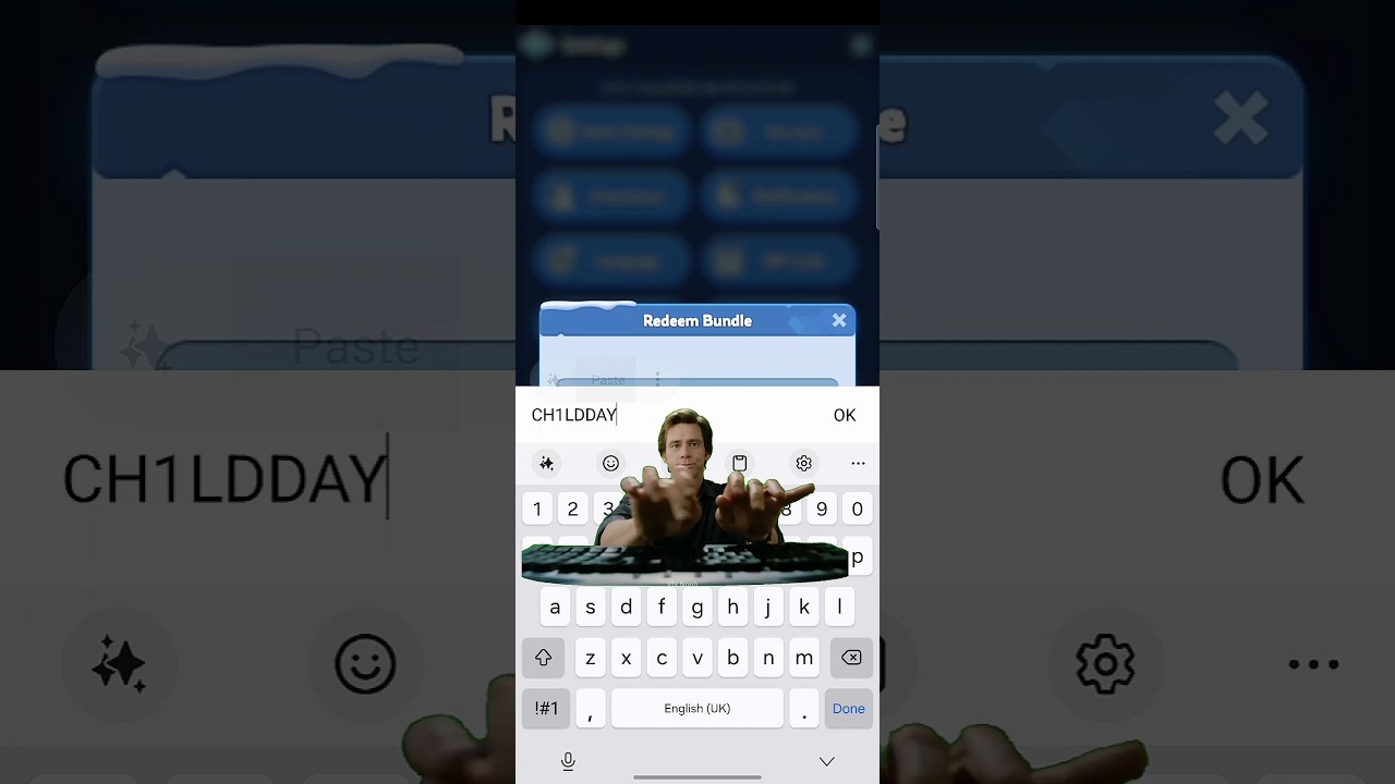 Новый подарочный код: CH1LDDAY 