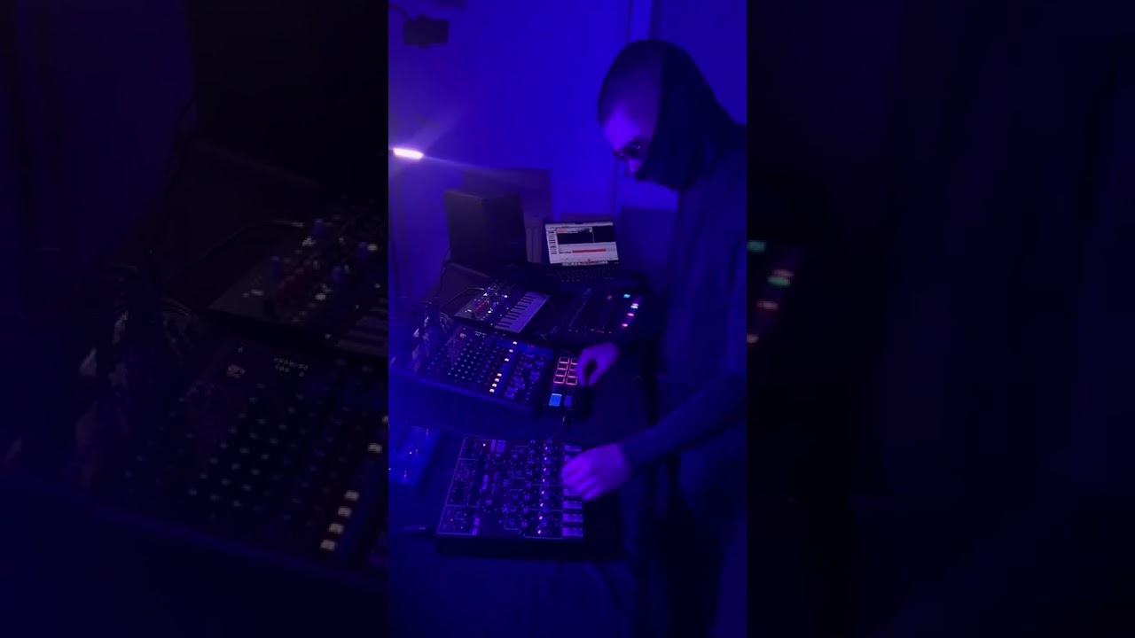 Dj at table at RAVE at 