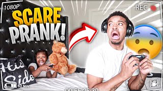 HE DIDN'T KNOW I WAS HOME.. *SCARE PRANK*