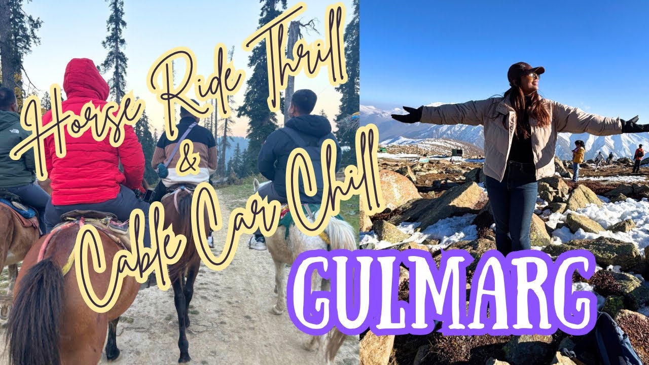 What a Day in Gulmarg! Horse Ride & Cable Car Adventure 🐎🚠