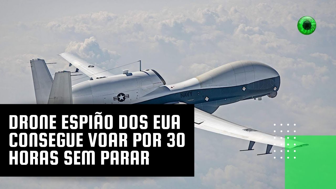 Drone espião dos EUA consegue voar por 30 horas sem parar