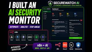 AI Cybersecurity News Monitor with n8n + Groq | SecureWatch AI #aiautomation #n8n #n8nworkflow