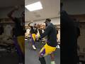 LeBron &amp; Young Lakers turn up after #NBACup win 🕺🏆 | #Shorts