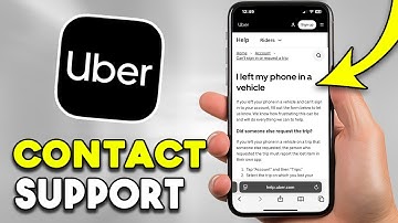 How to Contact Uber Drive Support (2025)