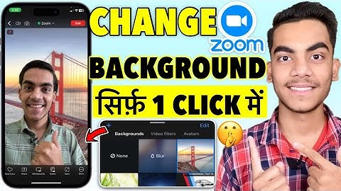 How To Change Background In Zoom Meeting | Zoom Meeting Me Background Kaise Change Kare