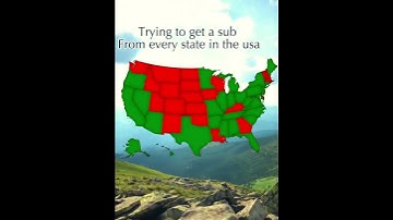 Trying to get a sub from every state in the usa #shorts #fyp #geography #subscribe #america #states