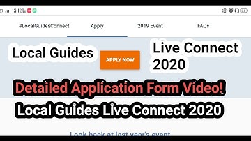 Live Connect 2020 Application Form | Detailed Application Video | #liveconnect2020 #Localguides