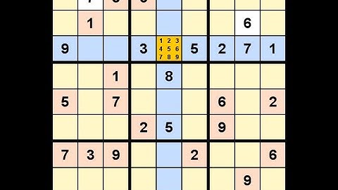 How to Solve Washington Times Sudoku Difficult March 20, 2022