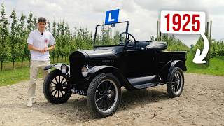 Driving lessons in an almost 100-year-old Ford Model T!