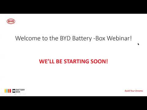 BYD Battery-Box  Installation Tips Training 0309