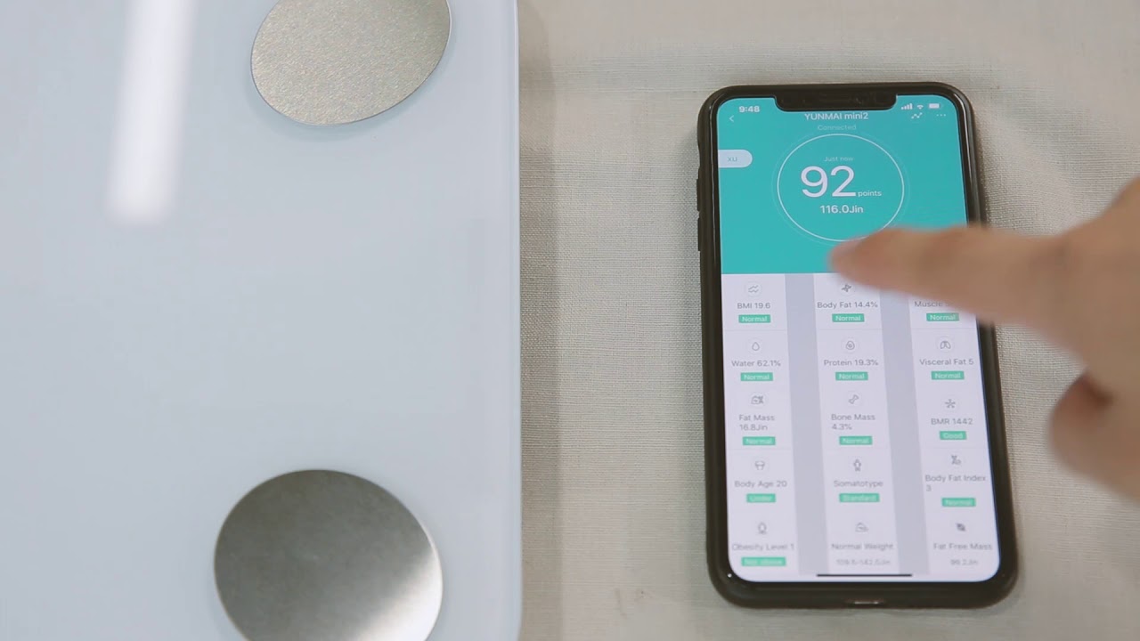 Youpin YUNMAI Smart Body Fat Scale Mini2 Bathroom Weight BMI