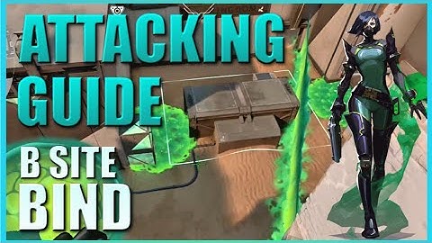 VIPER ATTACKING GUIDE - BIND - Viper Wall, Poison Cloud, Snake Bite Lineups - B Site