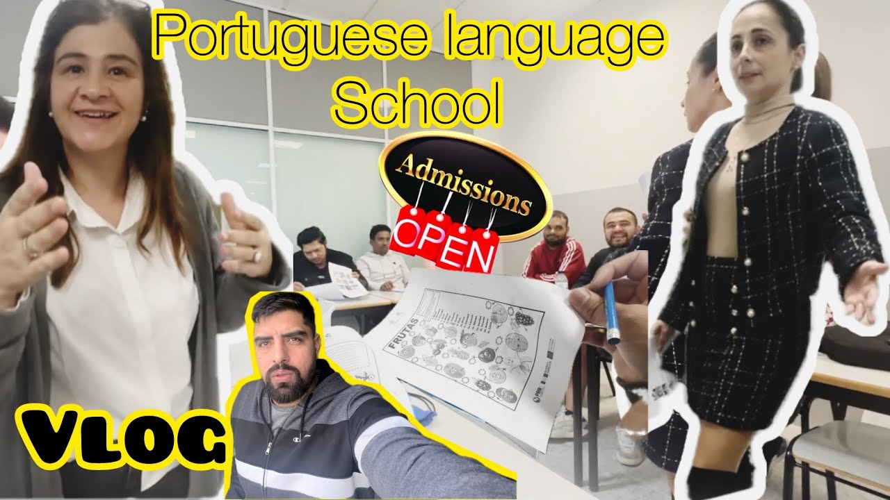 Portuguese Language School Vlog | Ghazanfar Vlogs - YouTube