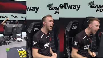 gla1ve rage after loss on ESL Pro League Season 10 Finals