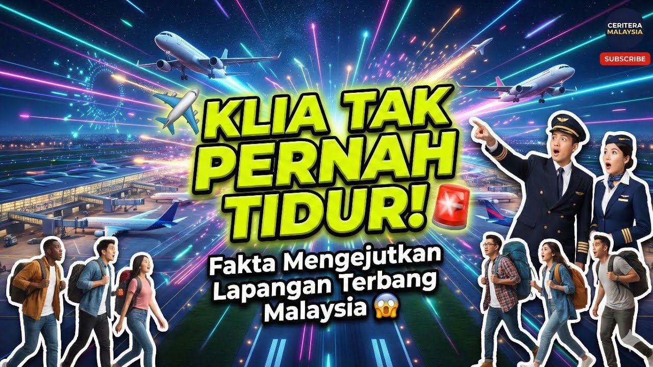 🚨 “KLIA Tidak Pernah Tidur! Ini Fakta Mengejutkan Lapangan Terbang Malaysia”