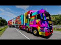 Trucks vs Upside Down Speed Bumps | BeamNG.DRIVE