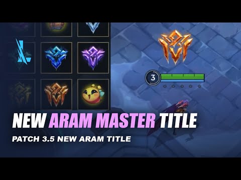 Change Honorary Title in ARAM