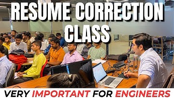 Technical Resume for Engineers | How to make a Perfect Resume - Resume Correction Seminar | RVM CAD