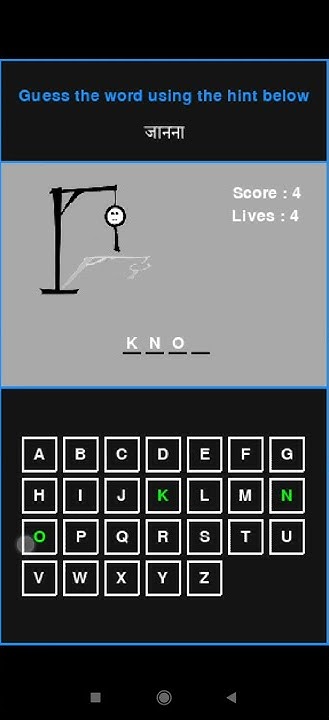 Hangman game in python and pygame #shorts #pyguru - YouTube