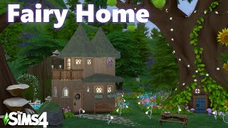 FAIRY HOME 🧚🏻‍♀️Sims 4 Cottage Living & Base Game Only | SimSkeleton