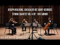 Capture de la vidéo Joseph Bologne, Chevalier De Saint-Georges - Quartet No. 4 In C Minor Op. 1, I. Allegro Moderato