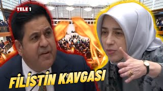 Meclis'te AKP'li Özlem Zengin ile Saadet'li Bülent Kaya birbirine girdi
