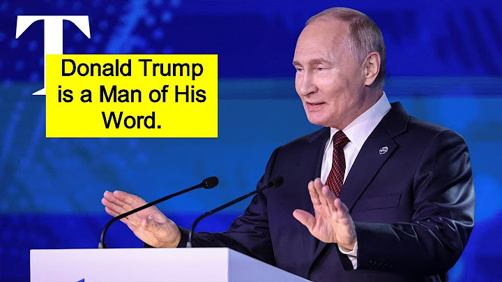Donald Trump ‘acted like a real man’, says Putin