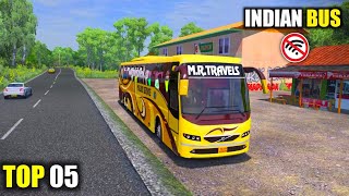 TOP 5 BUS SIMULATOR GAMES FOR ANDROID HINDI | BEST BUS GAMES ON ANDROID 2022 screenshot 1