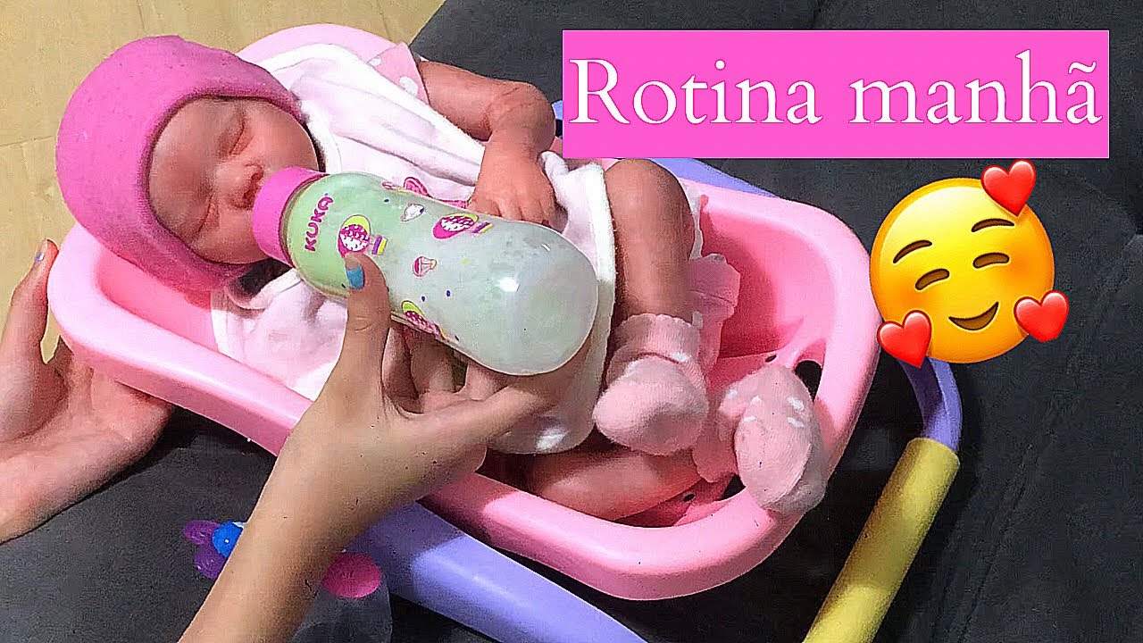 ROTINA DA MANHÃ DA BEBÊ REBORN LOLLA - REBORNS DA LÍ
